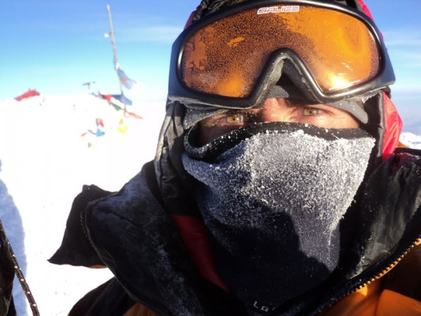 on the summit of Denali, 24 june 2010, 11am