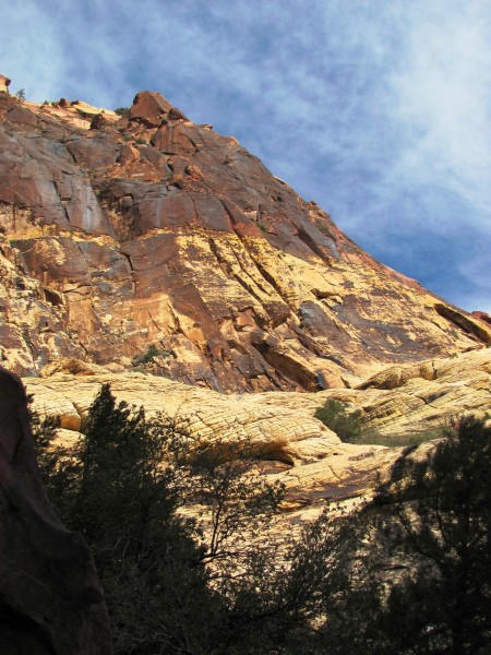 Amatron 5.9, Brownstone wall, Juniper Canyon.