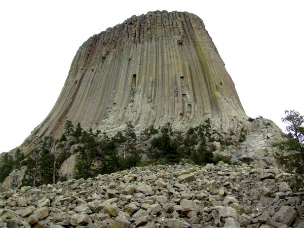 West face of Devils Tower