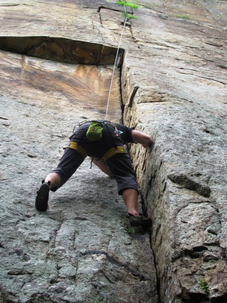 Phil on Cake Walk 5.10a