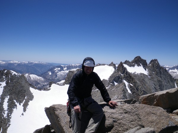 Justin on summit of Mt. Sill &#40;14153'&#41;