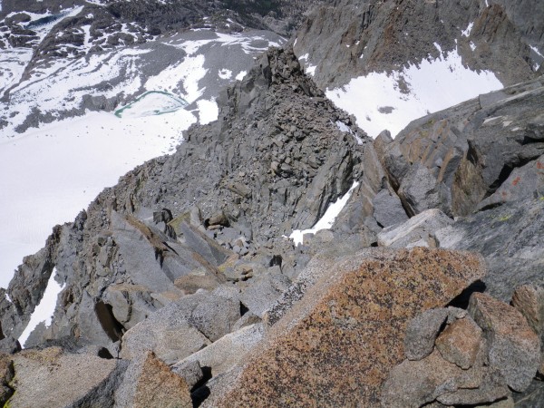 Apex Peak &#40;the peaklet across the L-shaped couloir from Sill&#41; ...