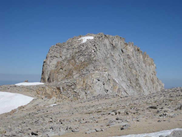 Mt. Conness summit, from the plateau