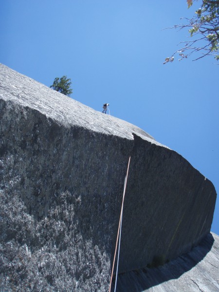 We then rapped to the base, the giant corner is what forms "Wings and ...