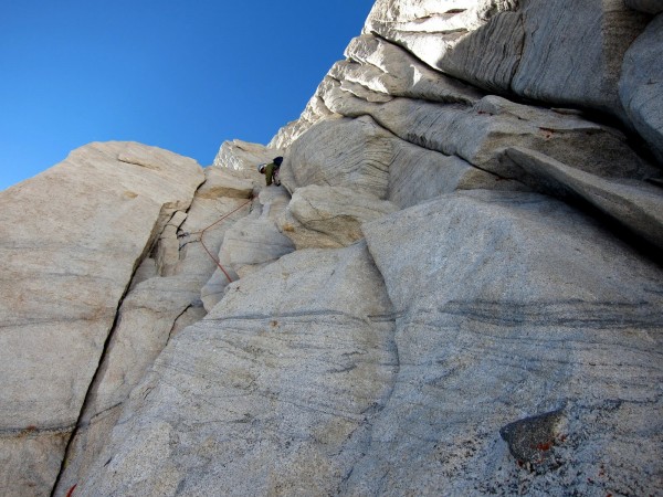 Me leading fifth pitch &#40;5.8&#41;