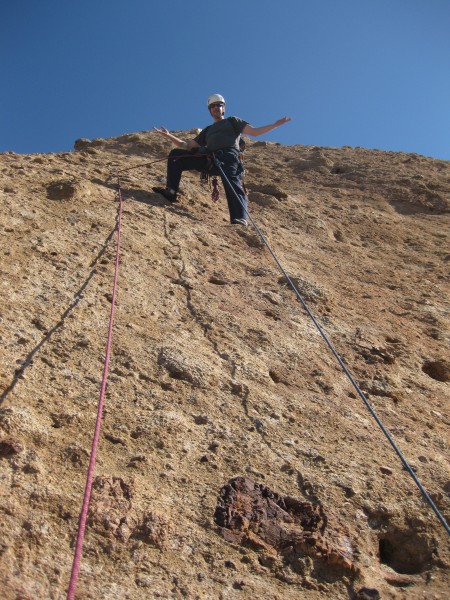 Chris on top of Goldline