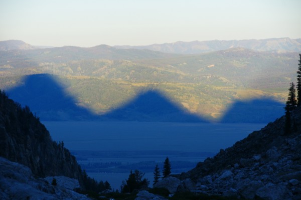 Teton trio shadow