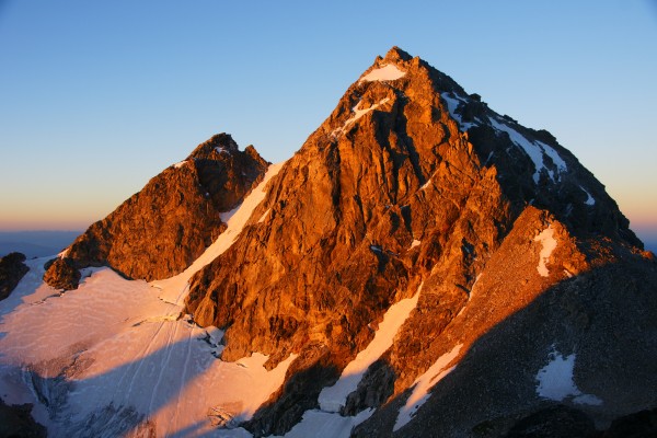 Morning light on Middle Teton