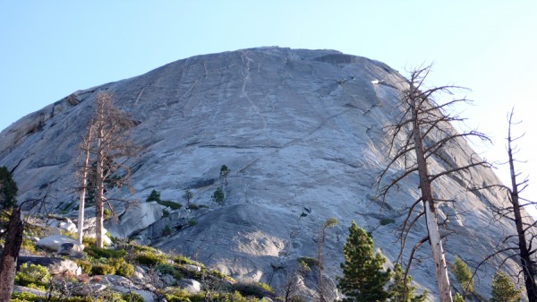 The full length of the route was in our sight.  Photo by Dave