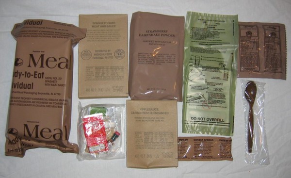 MRE's: The secret to wall-climbing success! Just "field-strip" out any...