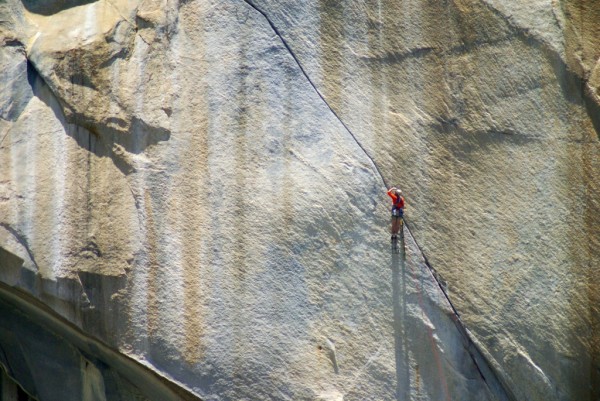 How could you not fire off an El Cap Salute or two here?  That crack i...