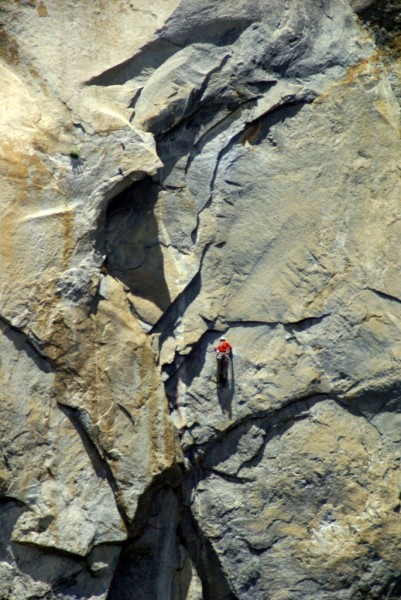 Tagging the anchor on 10.  &#40;Photo by Tom Evans.&#41;