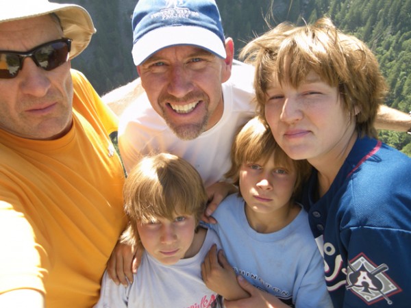 The crew on another hike the next day.