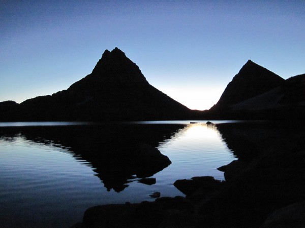 Morning light on Royce Lake - 9/11/10