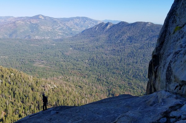 Gary looking over the Freeman Creek drainage towards the Kern River Va...