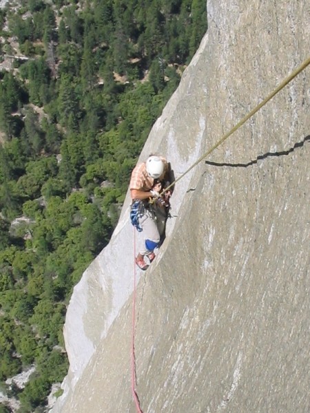 Johan Hvenmark doing the King Swing as a tension traverse - view from ...