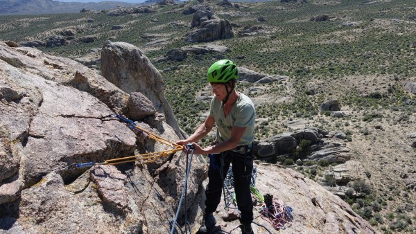 Betsy setting up natural anchors &#40;not The Sorting Hat&#41;