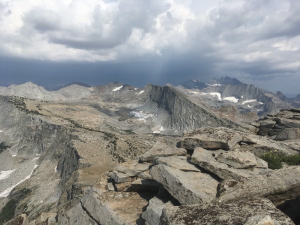 view from the top looking east towards the Kaweah Peaks &#40;R&#41;