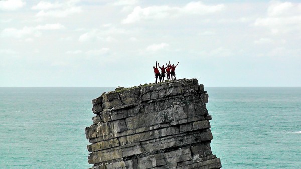 Pen y Holt Sea Stack in Range West, Pembroke