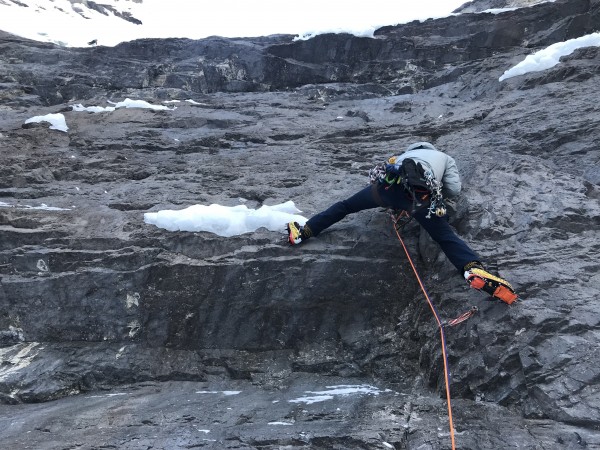 Climbing Cryophobia in the Ghost Valley, Alberta CA