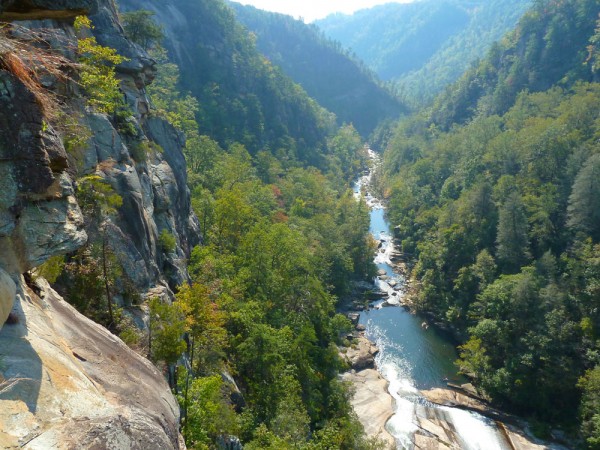 Tallulah Gorge - stunning view, quirky access.