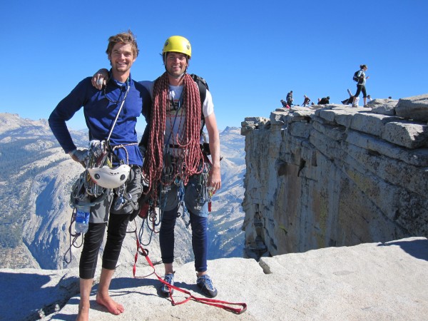 The summit of Half Dome