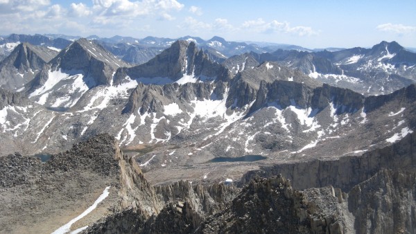 Looking south from the summit