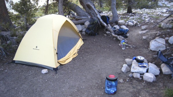 Charlotte Lake camp