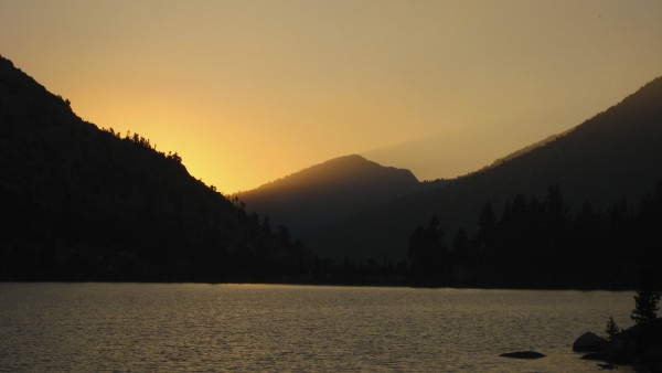 Charlotte Lake sunset