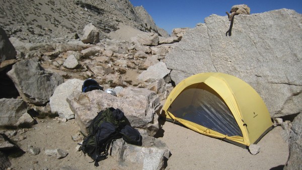 Bivy at Upper Boyscout