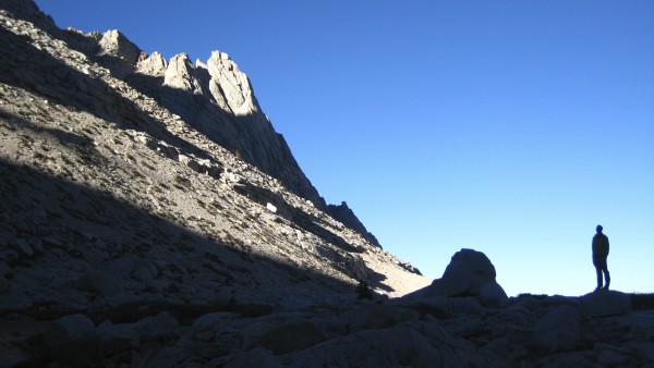 Cool shadows at Upper Boyscout Lake