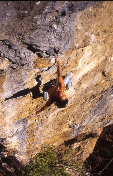 Hiko Ito on "Hair of the Dog", Cecilville, CA.