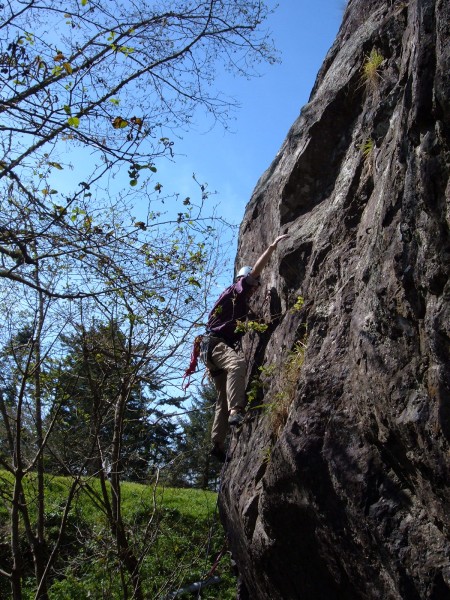 Climbing at Elephant, Trinidad, CA.