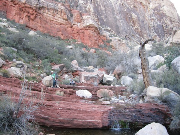 coming back down out of the canyon