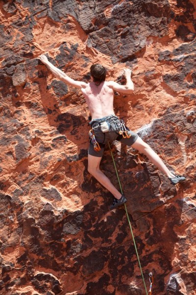 I realized how kick ass sport climbing is.  0 fear of death, fun, care...