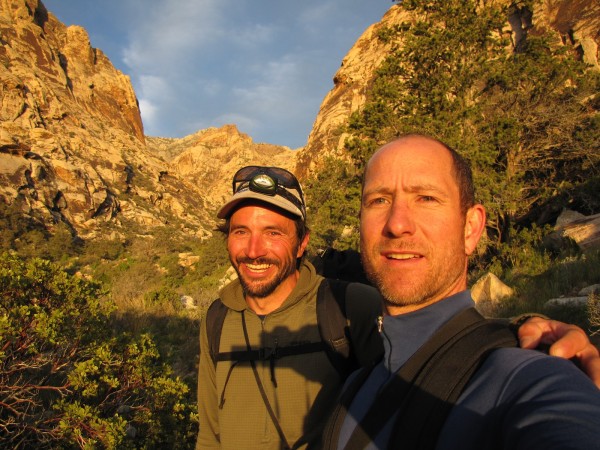 sunrise in Red Rocks