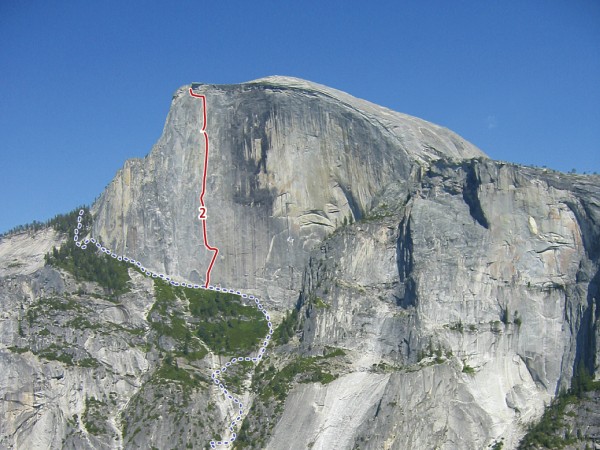 Direct Northwest Face of Half Dome