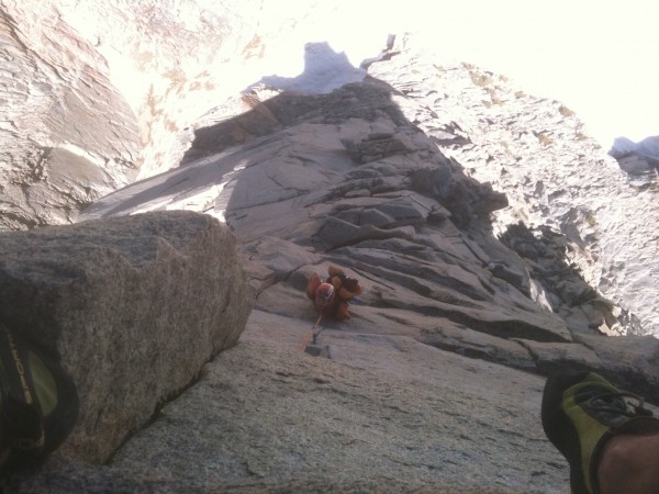 Andrew following pitch 5