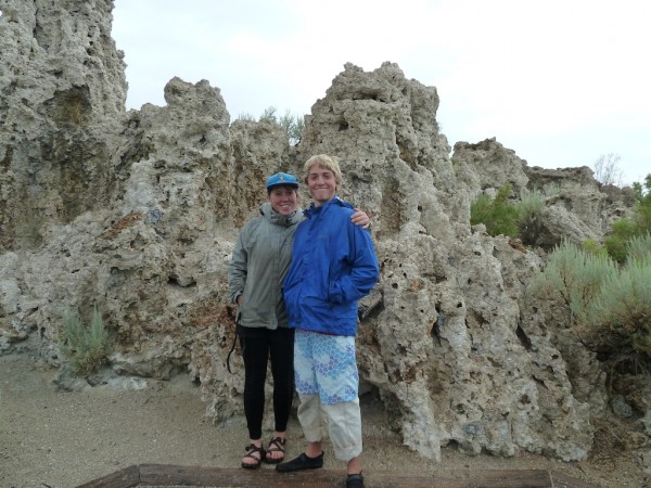 Mono Lake. Can't explain John's getup.