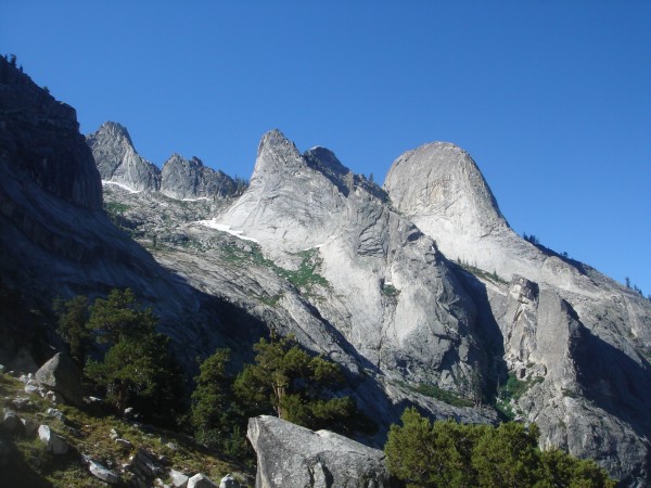 Granite towers on the SW side of Valhalla, across from Angel Wings.