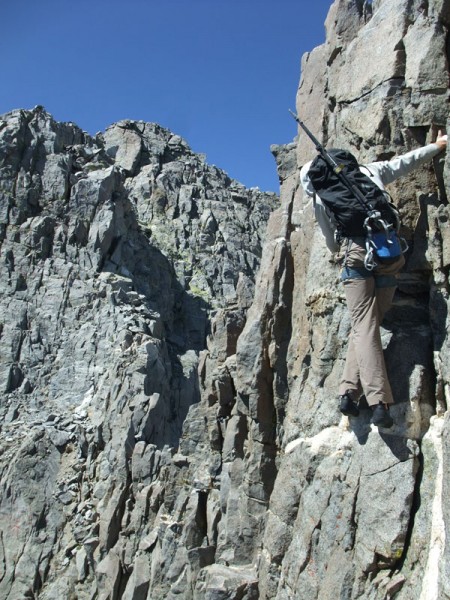 Mike on Sun Ribbon &#40;Temple/Galey/Sill traverse&#41;