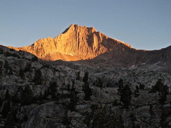 First light on mt clarence king