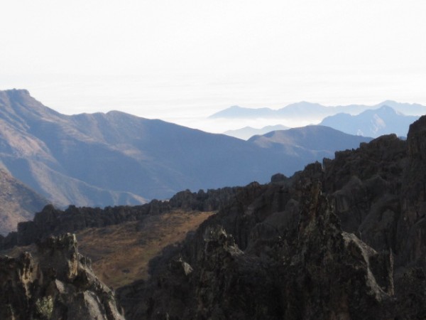 Hatun Machay has to-die-for views. You're looking down 14,000 vertical...