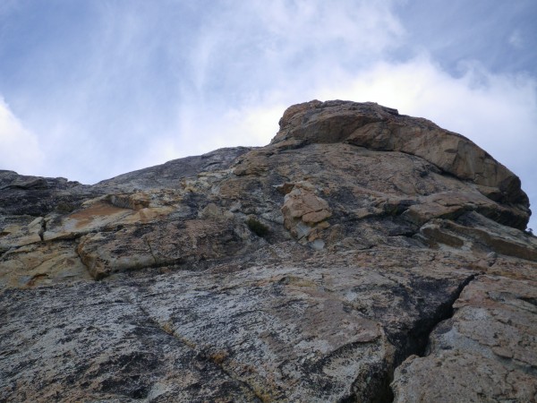 Summit scramble, couple hundred feet of third-fourth class according t...